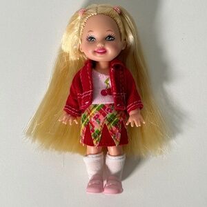 Vintage 2004 Mattel Barbie Fruitastic Cherry Cute Kelly Doll (DVS)